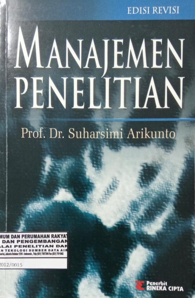 prof. dr. suharsimi arikunto. manajemen penelitian pdf