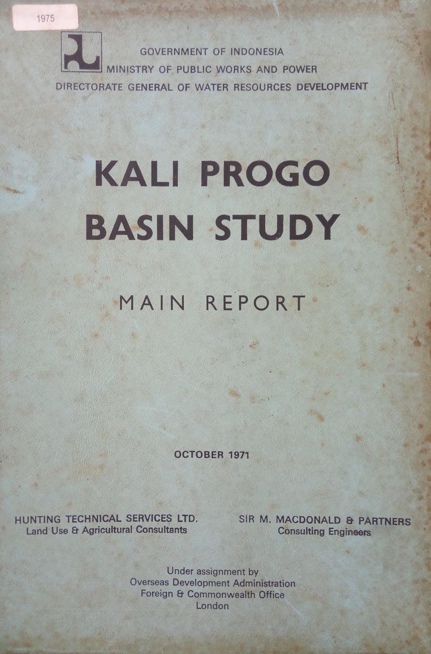 KALI PROGO BASIN STUDY