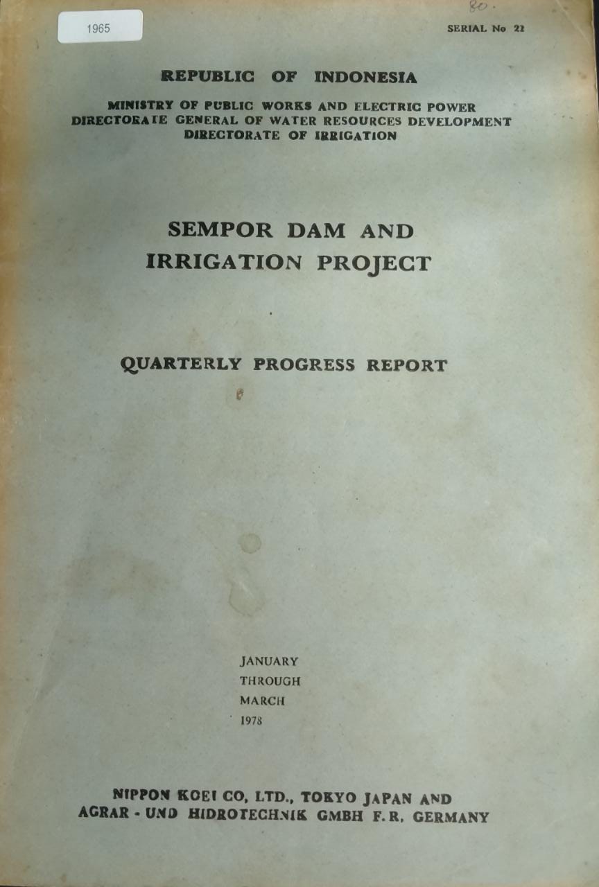 Sempor Dam And Irrigation Project