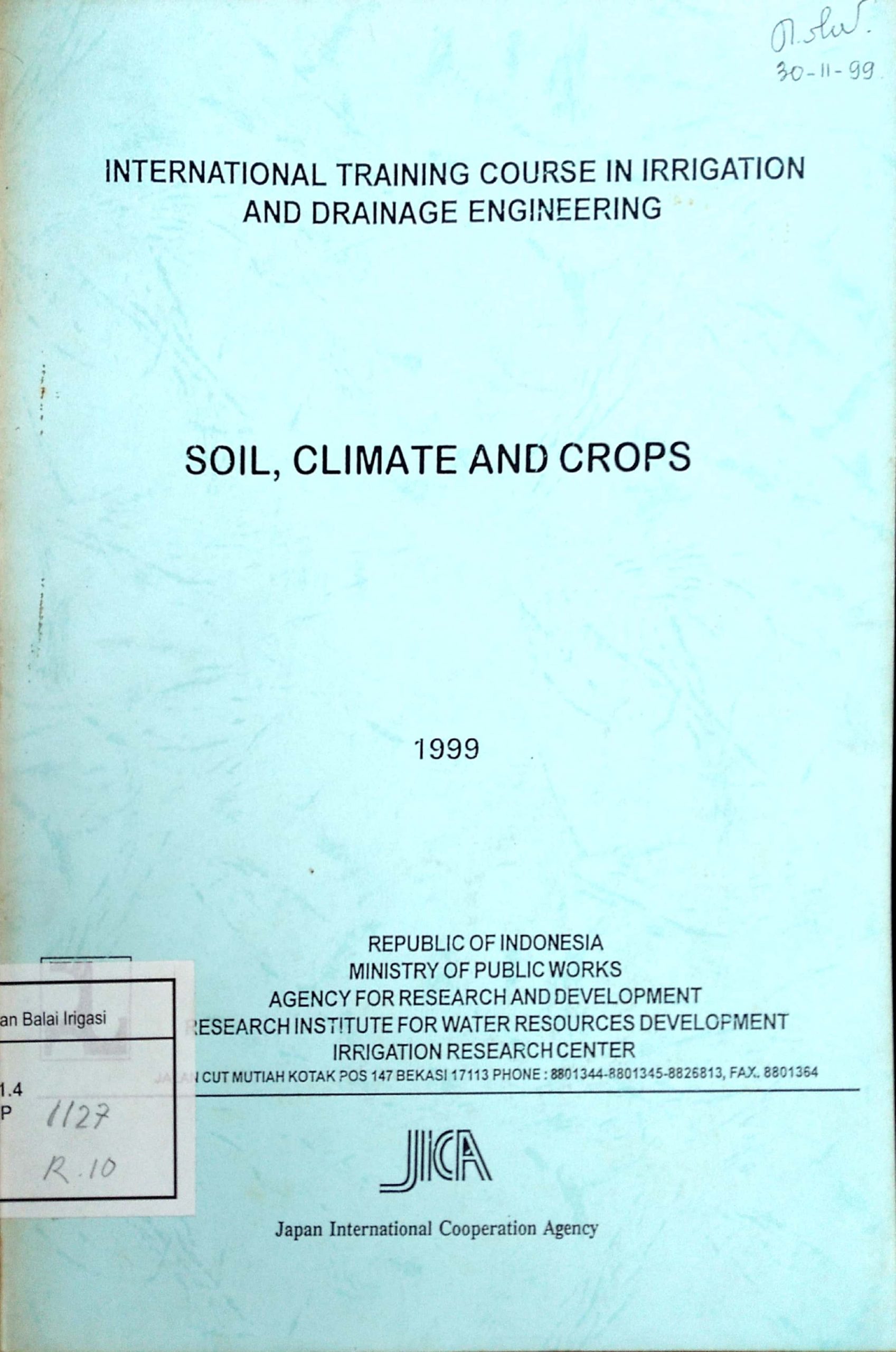 Soil,Climate,and Crops